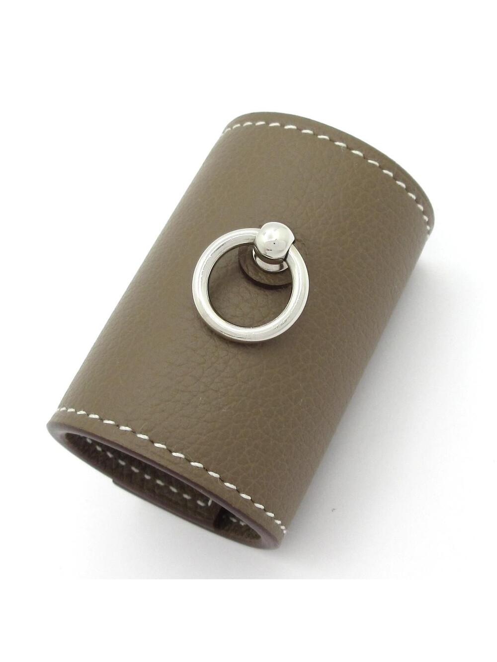 Hermes Idol Mini Dog Etoupe Evercolor #348622H11B